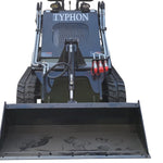 TYPHON STOMP 2,000lbs Tracked Mini Skid Steer 22.1HP Gas EPA GX690 Engine USA for digging, bull-dozing, drilling, augering, trenching, trench-grinding