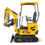 MechMaxx Mini Compact Excavator Kubota D722 13.7HP Engine, 65.7” Max. Digging Depth, 2700 LBS Operating Weight, MEC12
