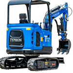 TYPHON Terror X2 Storm Mini Excavator 2.5 Ton Trench Digger EPA Diesel 24.4-24.8HP Engine