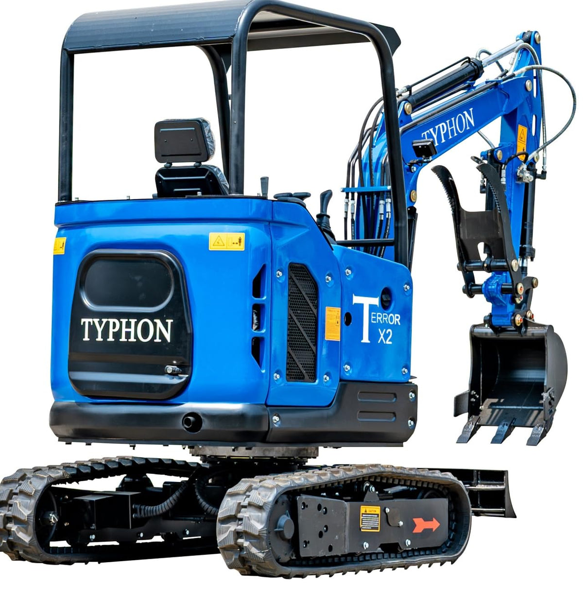 TYPHON Terror X2 Storm Mini Excavator 2.5 Ton Trench Digger EPA Diesel 24.4-24.8HP Engine