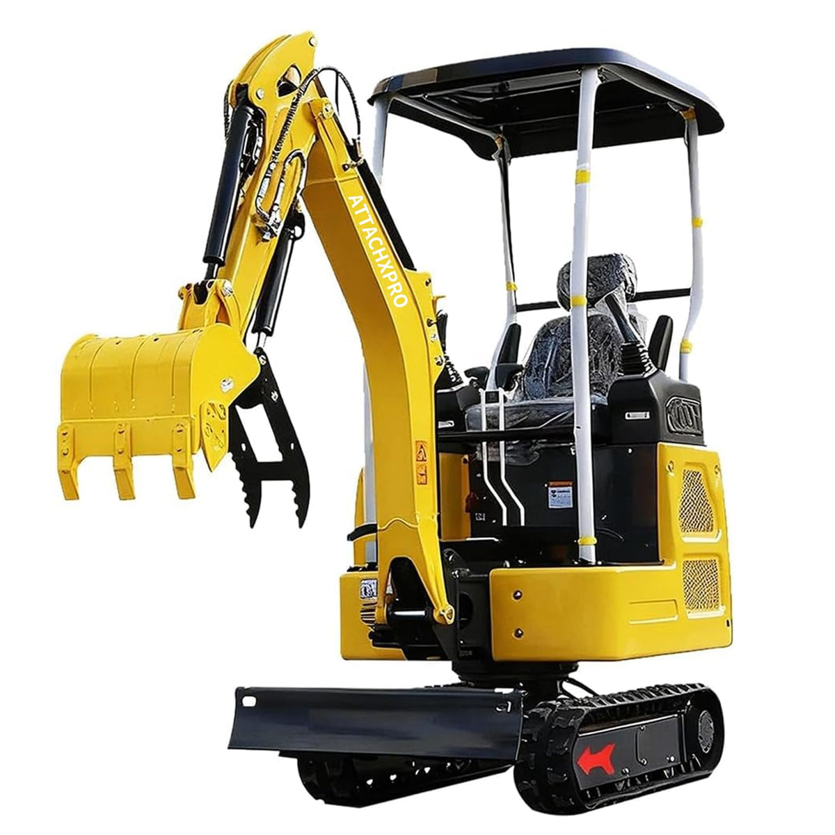 ATT327,1.8 Ton Mini Excavator 14HP KubotaDiesel, w/Pilot Controls Crawler Extension & Side Swing Boom, Includes Hydraulic Thumb Clamp, w/12 Months Parts Replacement Delivery & Unloading Services