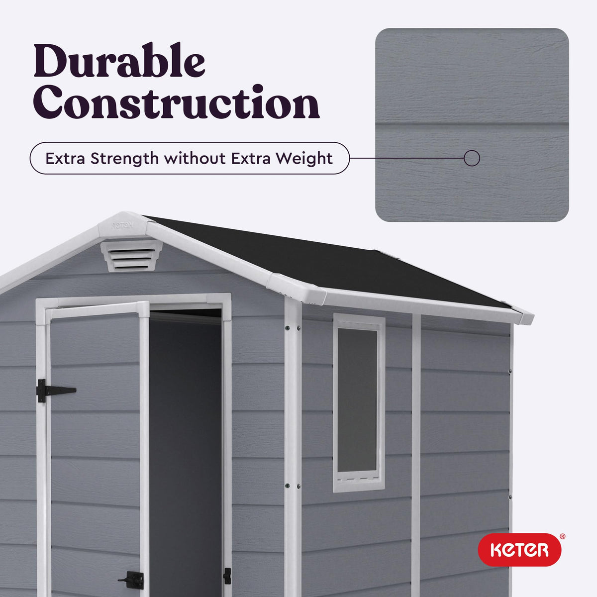 Keter Manor 4x6 Resin Outdoor Storage Shed