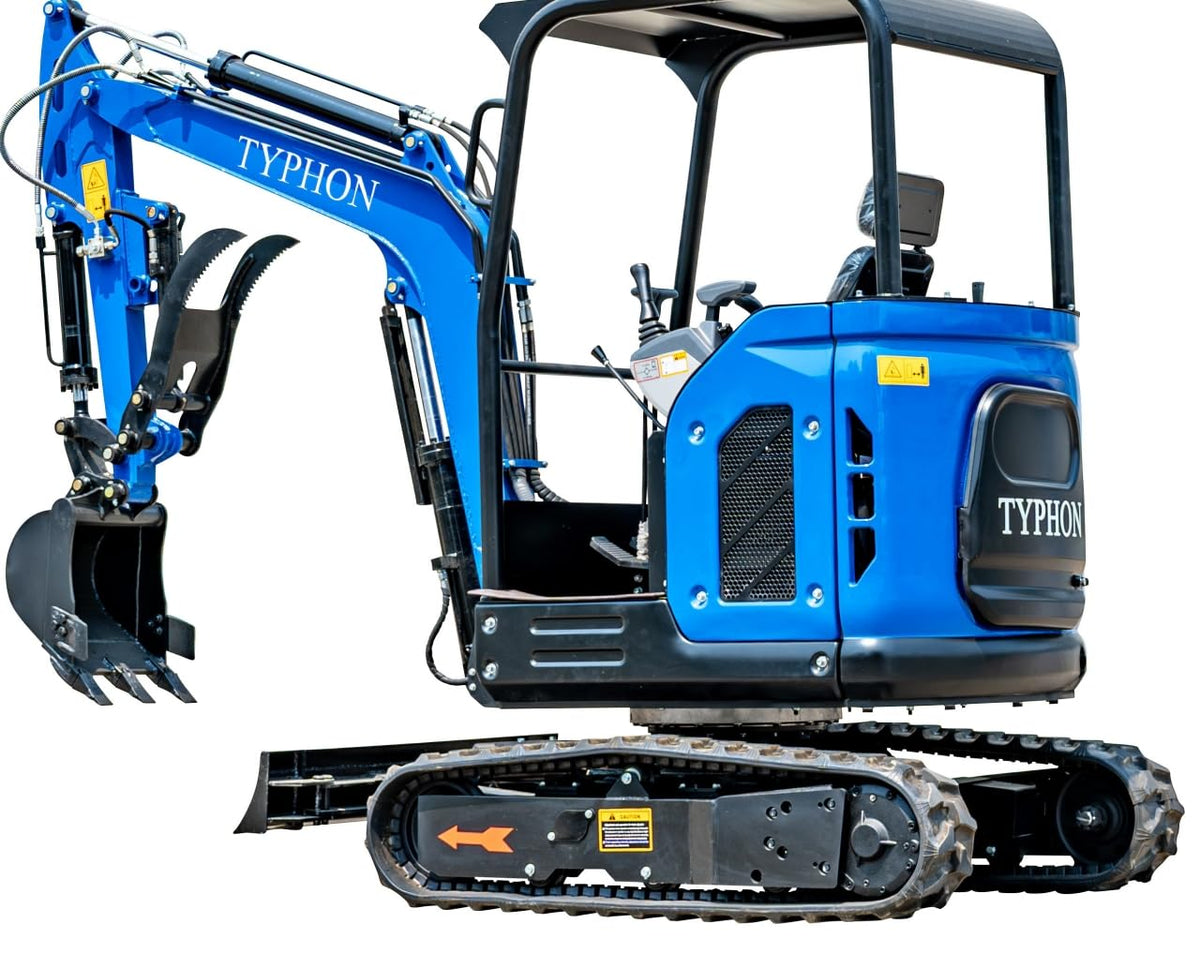 TYPHON Terror X2 Storm Mini Excavator 2.5 Ton Trench Digger EPA Diesel 24.4-24.8HP Engine