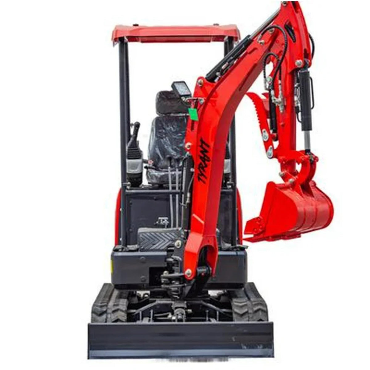 TYPHON Tyrant 17 Mini Excavator, 3800 lbs | D902 Diesel Engine EPA, Zero Tail Swing | 12 Attachments, 2000mm Dig Depth