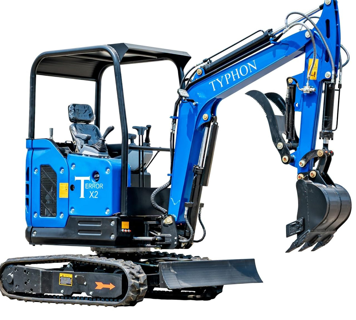 TYPHON Terror X2 Storm Mini Excavator 2.5 Ton Trench Digger EPA Diesel 24.4-24.8HP Engine