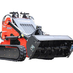 TYPHON STOMP Mini Skid Steer – 1800lbs Skid Steer with Rotary Plow Tiller Attachment – Compact Skid-steer Loader Machine