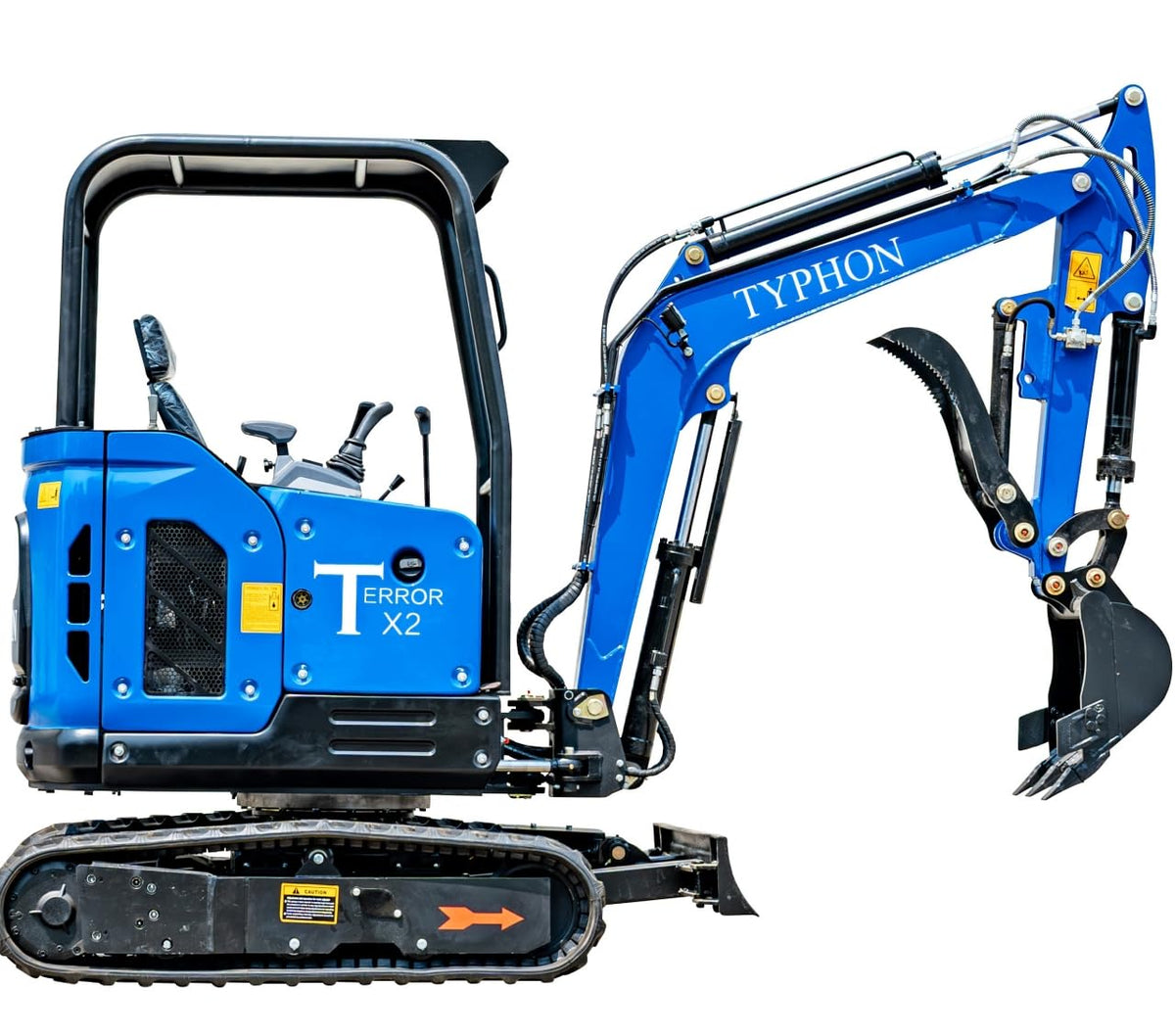 TYPHON Terror X2 Storm Mini Excavator 2.5 Ton Trench Digger EPA Diesel 24.4-24.8HP Engine