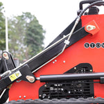 TYPHON STOMP Mini Skid Steer Loader – 1800lbs Skid Steer with Lawn Scarifier Attachment – Compact Skid-steer Machine