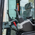 TYPHON 18 Flex 4,000 lbs Mini Crawler Excavator for Garden, Farm, Park, Road Micro Digger Ideal for Digging, Drilling, Bull-Dozing with 12 Different attachments