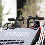 TYPHON STOMP Mini Skid Steer – 1800lbs Skid Steer with Rotary Plow Tiller Attachment – Compact Skid-steer Loader Machine