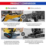 ATT327,1.8 Ton Mini Excavator 14HP KubotaDiesel, w/Pilot Controls Crawler Extension & Side Swing Boom, Includes Hydraulic Thumb Clamp, w/12 Months Parts Replacement Delivery & Unloading Services
