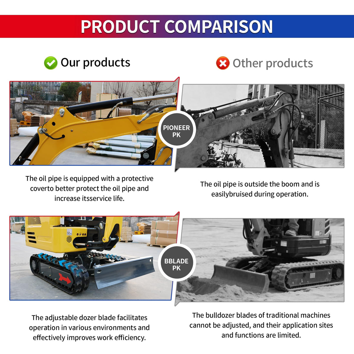 ATT327,1.8 Ton Mini Excavator 14HP KubotaDiesel, w/Pilot Controls Crawler Extension & Side Swing Boom, Includes Hydraulic Thumb Clamp, w/12 Months Parts Replacement Delivery & Unloading Services