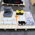 DS-15WPRO, New 1.2 Ton Crawler B&S Gasoline 90% Pre-Assembled Mini Excavator, with Quick Coupler, Ripper, Rake, Toothless Bucket, Grapple, Auger, Hydraulic Hammer Breaker Kit, Work for Any Occasions
