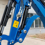 TYPHON 18 Flex 4,000 lbs Mini Crawler Excavator for Garden, Farm, Park, Road Micro Digger Ideal for Digging, Drilling, Bull-Dozing with 12 Different attachments
