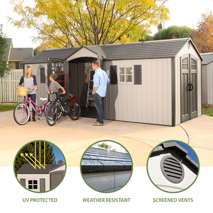 Lifetime 20 x 8 Ft. Outdoor Storage Shed