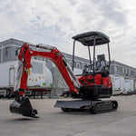4,000 lbs Terror XVIII Mini Excavator, EPA Certified USA KUBOTA D902 Diesel Machine for Garden, Farms, Parks, Roads – Ideal for Digging, Drilling, Bull-Dozing