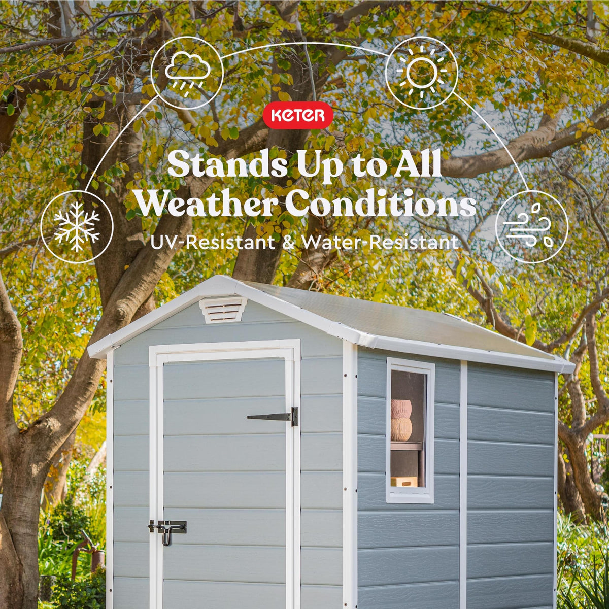 Keter Manor 4x6 Resin Outdoor Storage Shed