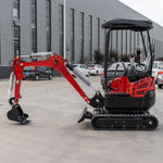 4,000 lbs Terror XVIII Mini Excavator, EPA Certified USA KUBOTA D902 Diesel Machine for Garden, Farms, Parks, Roads – Ideal for Digging, Drilling, Bull-Dozing