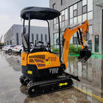 TERROR XVIII 4,000 lbs Mini Excavator - EPA Certified D902 Diesel Engine Machine for Garden, Farms, Parks, Roads – Ideal for Digging, Drilling, Bull-Dozing