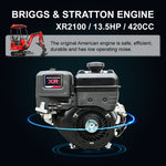 HUAYEE HY14C | Mini Excavator with Hydraulic Thumb & Side Swing Boom - 13.5hp B&S Engine