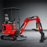 HUAYEE HY16C | Mini Excavator with 14HP Kubota Engine & Hydraulic Thumb | HUAYEE HY16C