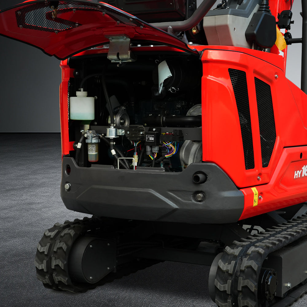 HUAYEE HY16C | Mini Excavator with 14HP Kubota Engine & Hydraulic Thumb | HUAYEE HY16C