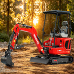HUAYEE HY16C | Mini Excavator with 14HP Kubota Engine & Hydraulic Thumb | HUAYEE HY16C
