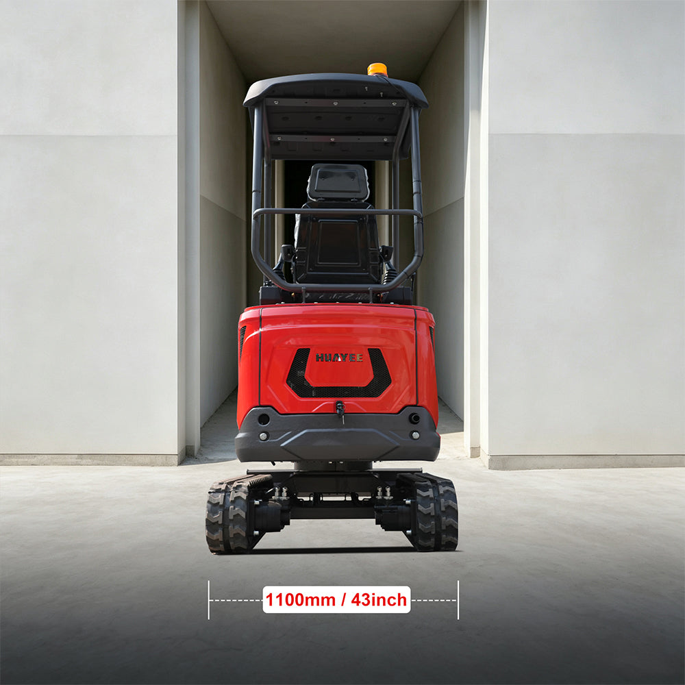 HUAYEE HY16C | Mini Excavator with 14HP Kubota Engine & Hydraulic Thumb | HUAYEE HY16C